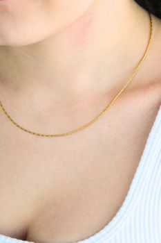 Złoty łańcuszek damski Linka 585 – klasyka w błyszczącym wydaniu 6448 (5).jpg